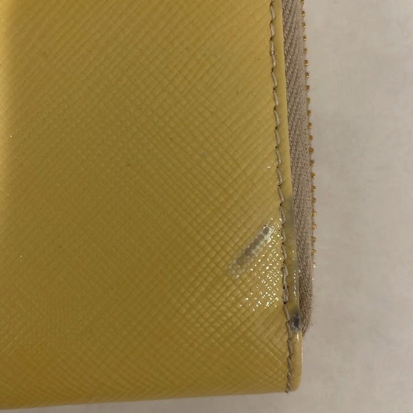 Prada zip long wallet - yellow - Picture 7 of 17